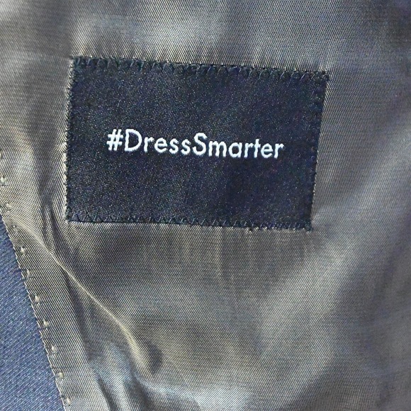 Combatant Gentleman 50R Gray Wool 2 Button Blazer Suit Jacket Sport Coat - Picture 7 of 10